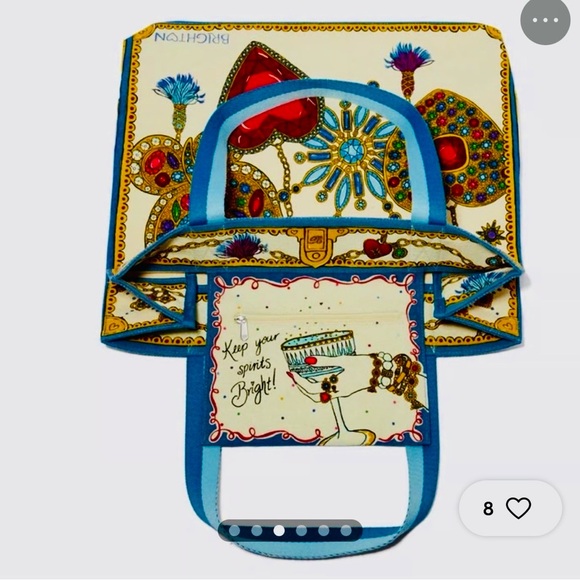 Brighton Colorful Heart and Jewel Tote
